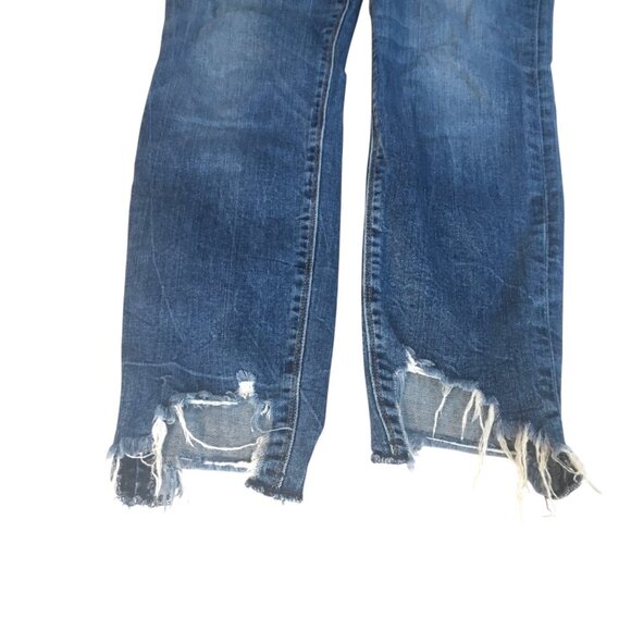 Hudson Jeans Womens 28 Blue Straight Leg Distressed Stretch Denim Stretch - Picture 7 of 12